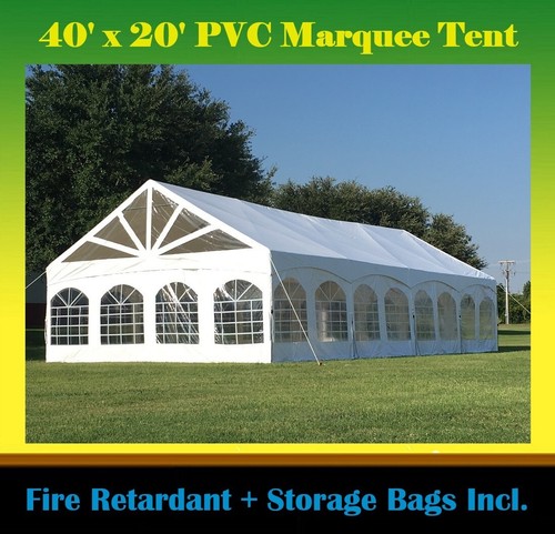 X20 pvc marquee heavy - 40'x20',