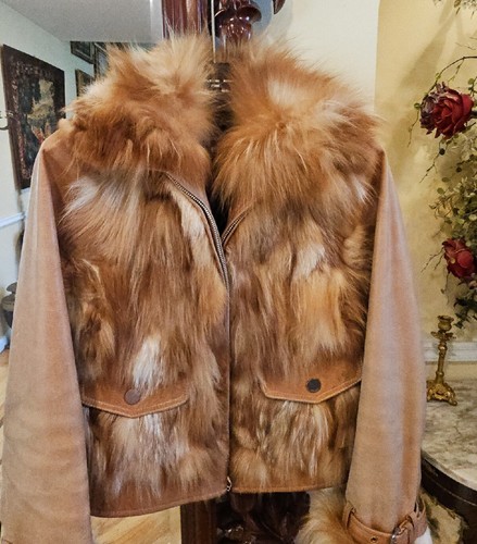 Burberry real red fox - burberry, fur