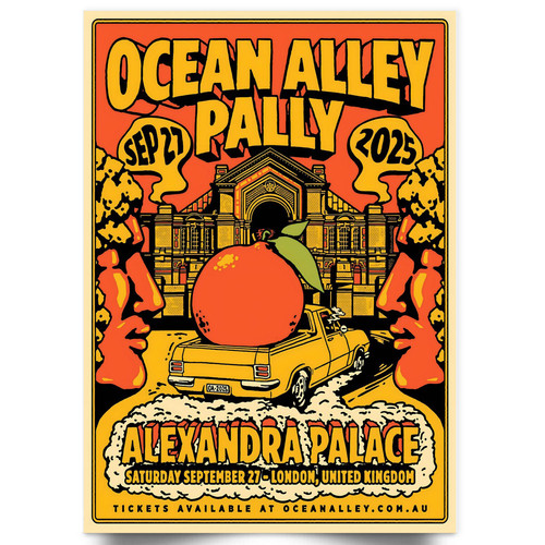 Ocean alley concert poster - ocean,