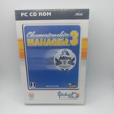 CHAMPIONSHIP MANAGER 3 - Football Management Game Sold out Version 2001 CM 3 PC
