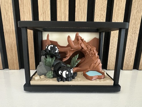 Printed tarantulas with - 2, x