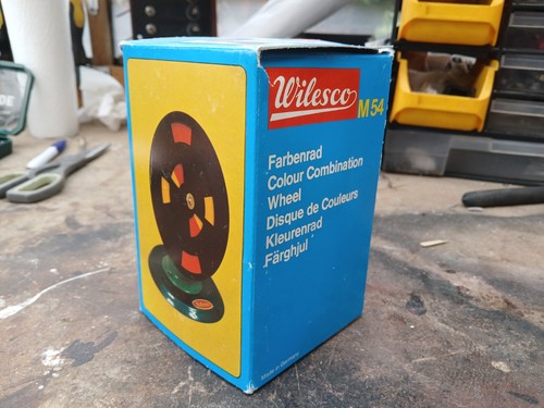Wilesco colour wheel m54 boxed - wilesco,