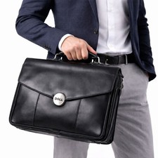 Dell Black Genuine Leather