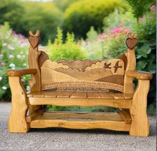 Handcrafted Wooden Memorial