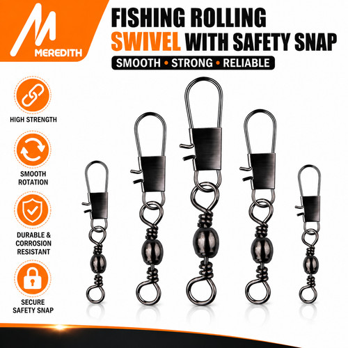 Rolling fishing swivels - x,