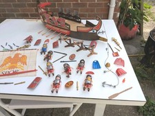 Playmobil 4276 Roman Ship Part Kit, parts Only. Including Soldiers, Shields etc