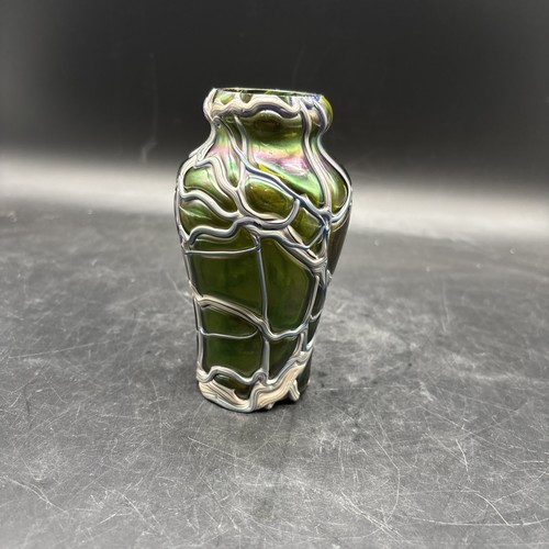Art nouveau glass vase - glass, by