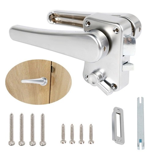 Heavy duty bathroom door lock - door,