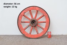 Vintage old wooden cart wagon