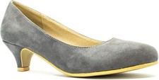 Ladies Kitten Heel Pumps Court