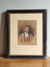 Antique Male portrait painting