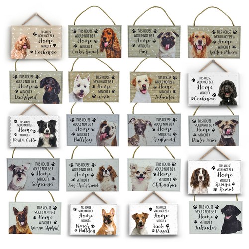 Dog plaque wall sign - plaque,
