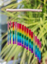 Rainbow Glass Wind Chime