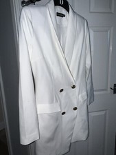 PLT white blazer dress size 8-10