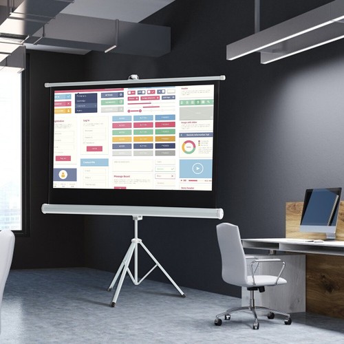 Tripod projector screen with - tripod,