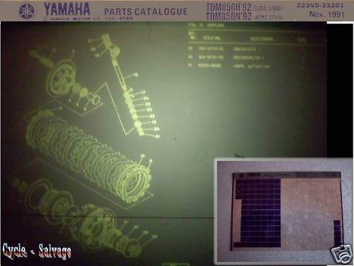 Yamaha tdm 850 3vd 4cm - yamaha, 850_3vd_4cm_spares