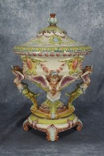 Stunning Rare Antique Majolica
