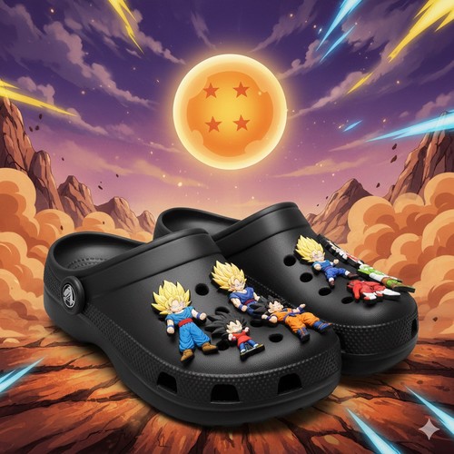 Dragon ball shoe charms - dragon,