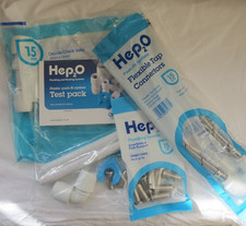 Job lot of Wavin Hep2o pipe & tap fittings 15mm push fit
