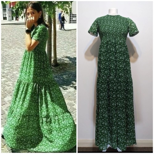 Zara size green floral - s,