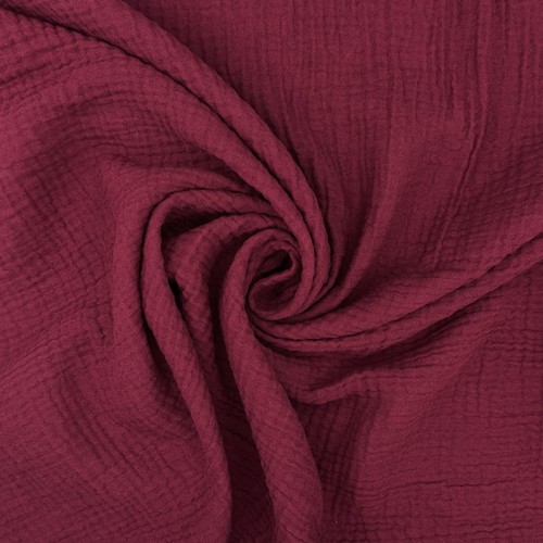 Double gauze 100 cotton plain - double, 100%