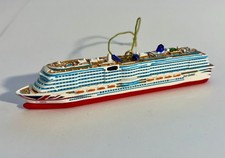 P&O Cruises ARVIA Cruise Ship Model - 4" Hanging Christmas xmas tree ornament