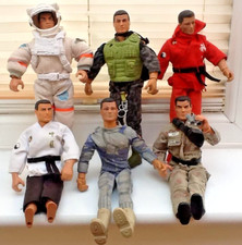 ACTION MAN Job Lot 6 Figures Bundle inc ARMY SOLDIER / ASTRONAUT / MARTIAL ARTS