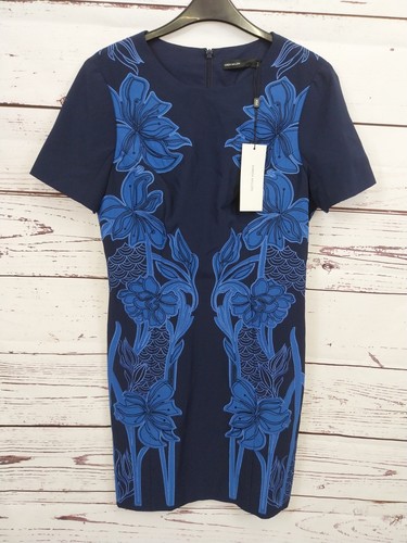 Karen millen navy blue mini - karen, blue-mini