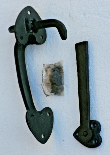 Antique black iron - iron, tudor
