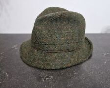 YORKSHIRE TWEED BY MOON FOR MARKS & SPENCER MENS TRILBY HAT SIZE 7 - 7, 1/8.