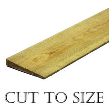 Feather Edge Fence Timber Fencing Shed Boards 125mm 5" wide 0.6m 2' to 2.4m 8'