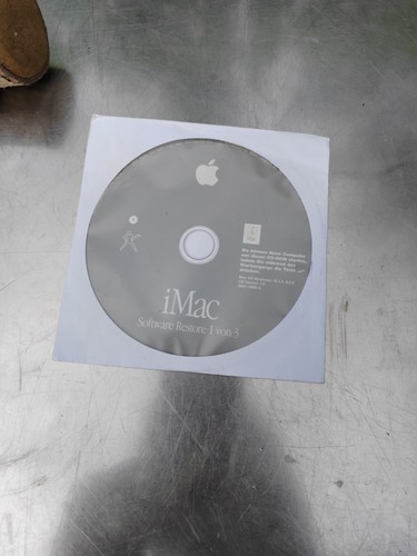 Apple imac software - no.,