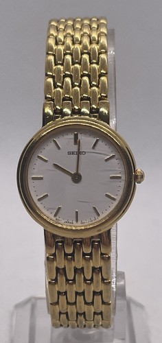 Seiko gold tone ladies watch - gold,