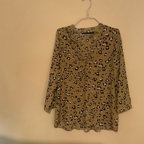 Zara mustard yellow - yellow, leopard