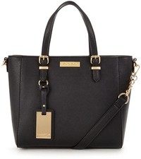 Carvela black leather tote - carvela,