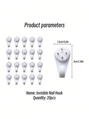 20pcs non trace - hooks, for