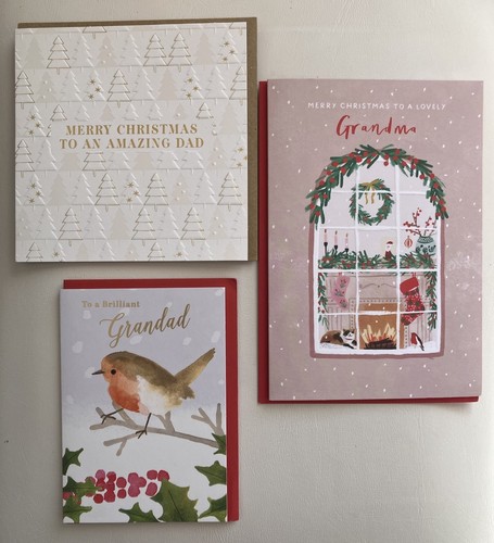 Christmas cards family - cards, m&s