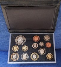 Royal Mint 2010 Deluxe Proof Coin Set with Leather Case