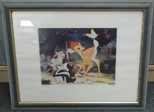Framed print bambi - framed,