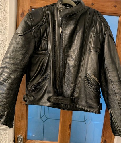 Men leather motorcycle - men's,