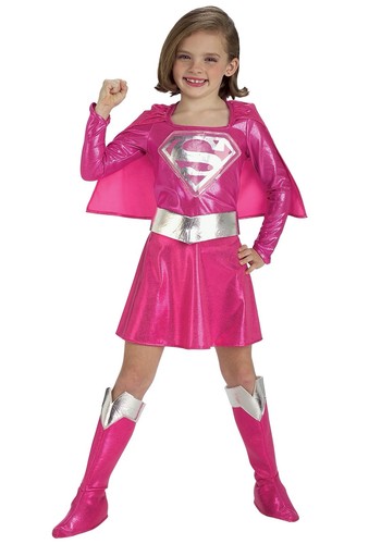 Rubies pink supergirl girls - pink,