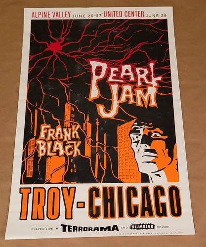 Pearl jam poster 1998 - poster,
