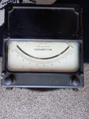Vintage milliammeter 1950