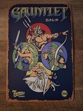Gauntlet Inspired Metal Sign