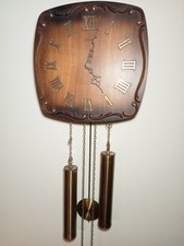 Wehrle Vintage Weight Driven Chiming Wall Clock