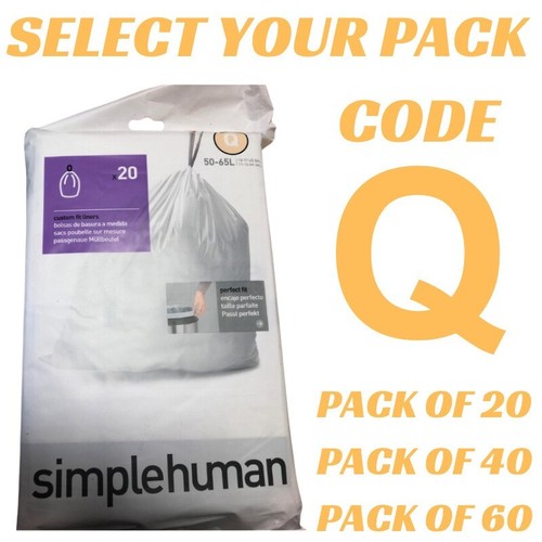 Simplehuman bin liners - liners, q