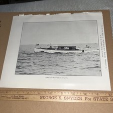 Antique 1907 Plate: 40 Foot