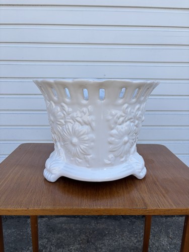 Vintage white ceramic - white,