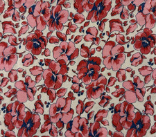 CHARMING PINK 1940s feedsack