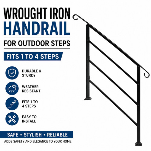 Handrails for outdoor steps - handrails,